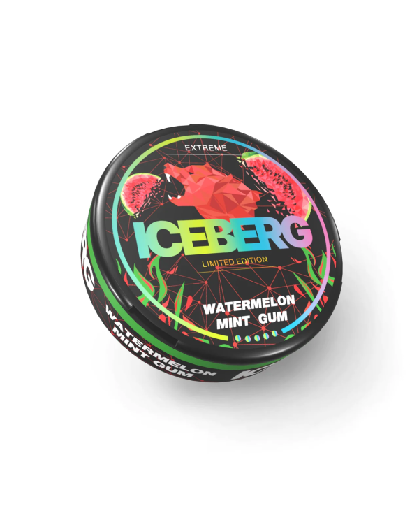 ICEBERG WATERMELON MINT GUM 130mg/g - snus.gr